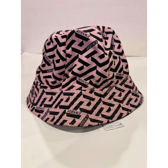 Vintage Versace Monogram print nylon bucket hat Size 58 - Picture 3 of 5